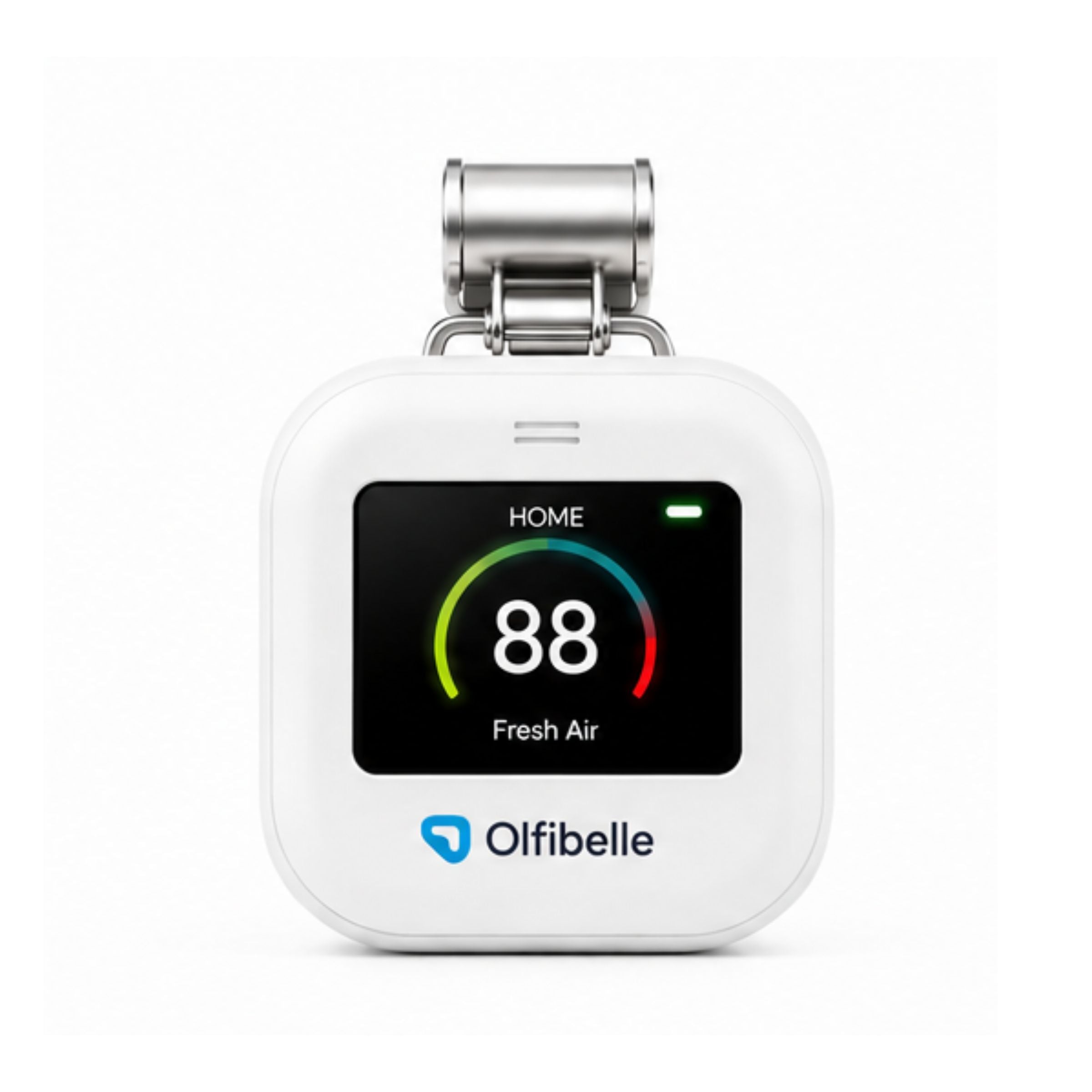 Olfibelle device, clean front view